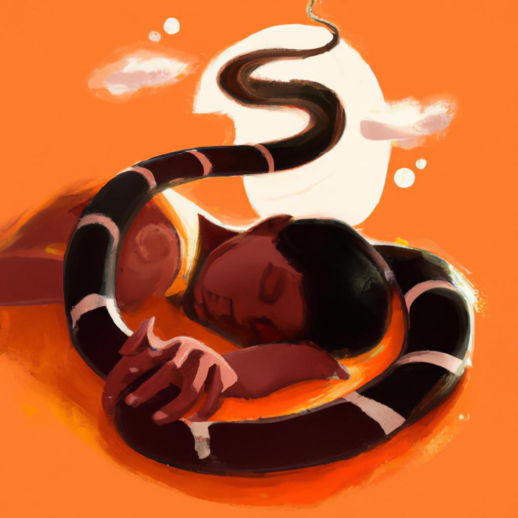 o que significa sonhar com cobra preta e laranja4