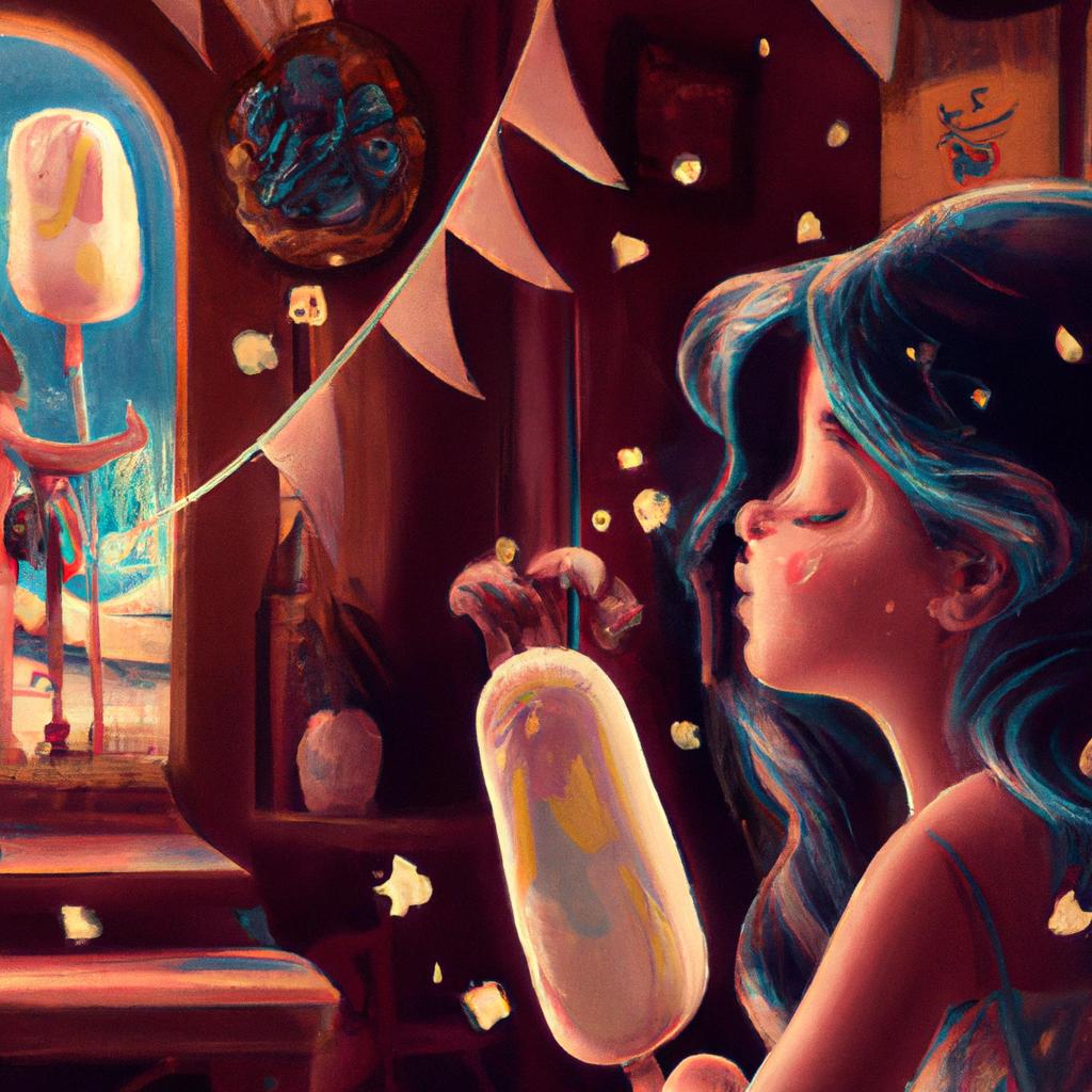 Imagem de capa do post "Descubra o que Significa Sonhar com Doce: as Revelações surpreendentes!" com um desenho digital