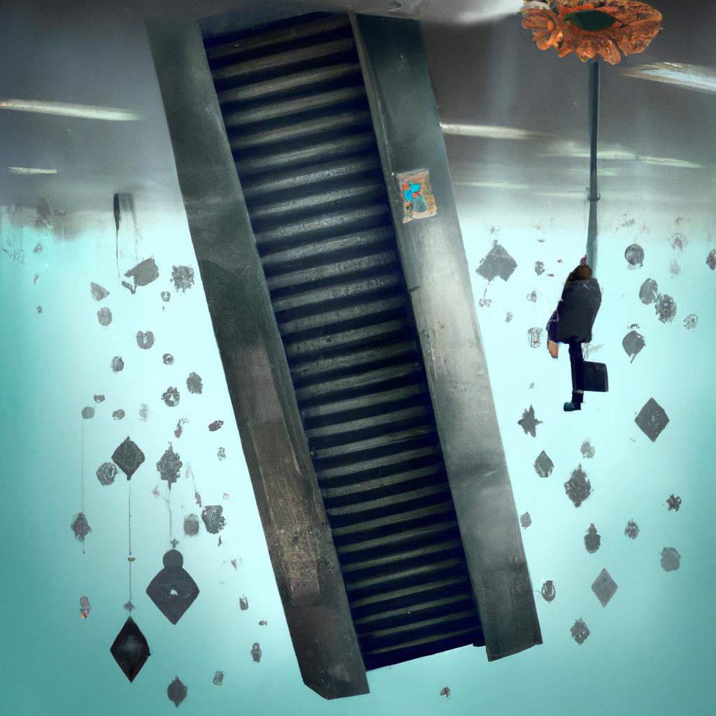 Imagem de capa do post "O Que Significa Sonhar com Elevador Caindo? Descubra!" com um desenho digital