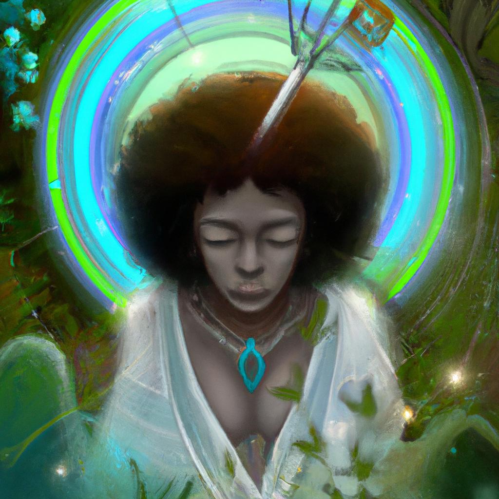Imagem de capa do post "O Que Significa Sonhar com Entidades da Umbanda?" com um desenho digital