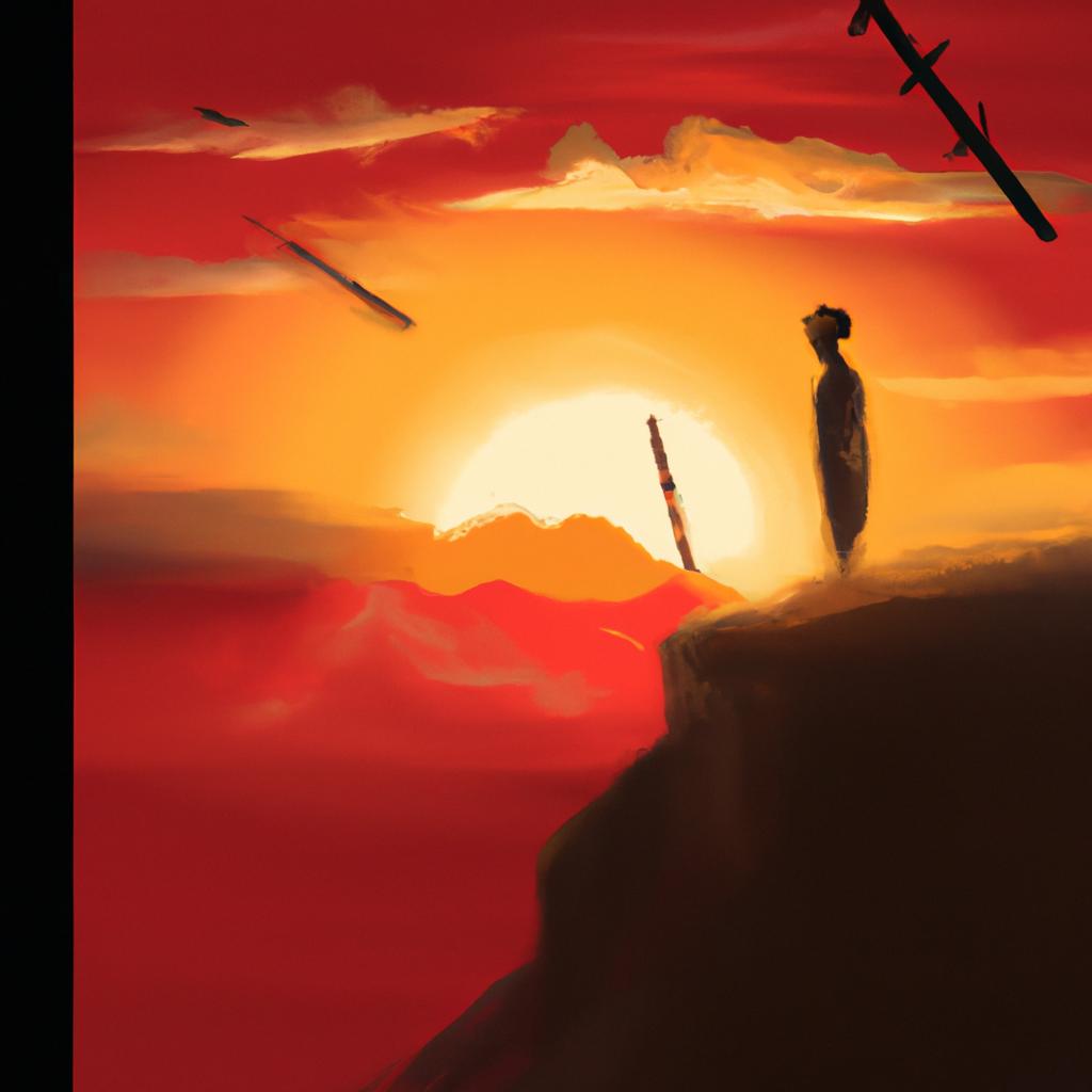 Imagem de capa do post "O que Significa Sonhar com Faca e Sangue? Descubra!" com um desenho digital