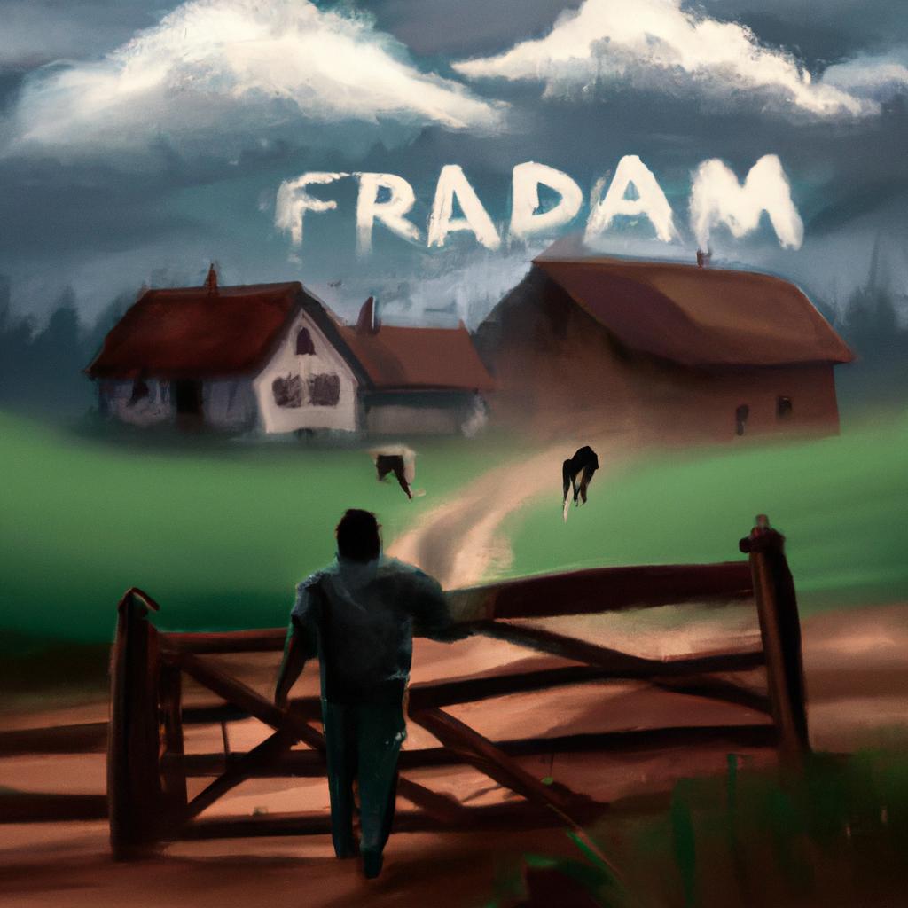 Imagem de capa do post "O Que Significa Sonhar com Fazenda? Descubra!" com um desenho digital