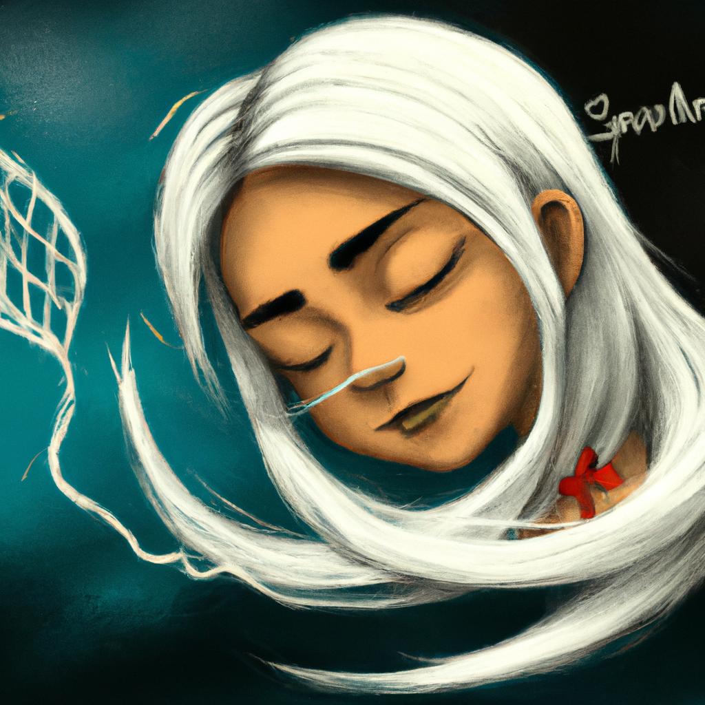 Imagem de capa do post Descubra o que Significa Sonhar com Fio de Cabelo Branco com um desenho digital