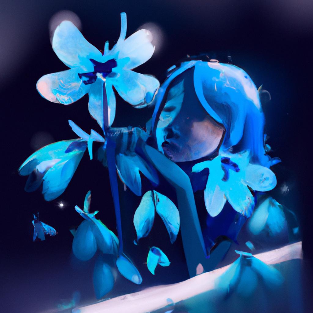 o que significa sonhar com flores azuis4