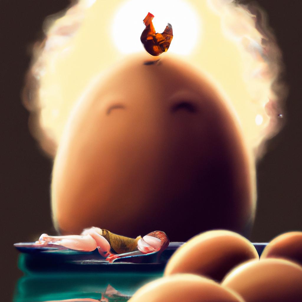 Imagem de capa do post O Que Significa Sonhar com Galinha e Ovo? Descubra! com um desenho digital