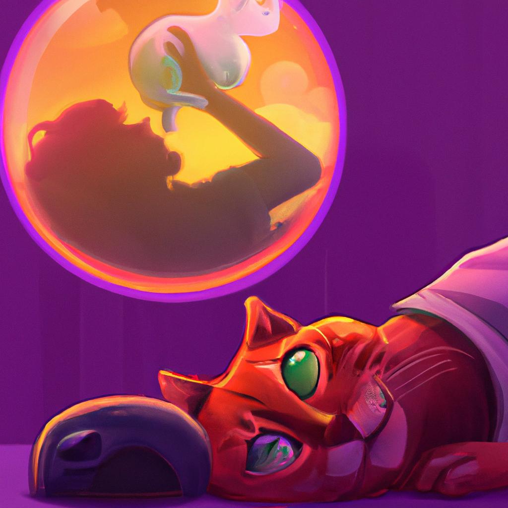 Imagem de capa do post "O Que Significa Sonhar Com Gatos Mortos? Descubra Aqui!" com um desenho digital