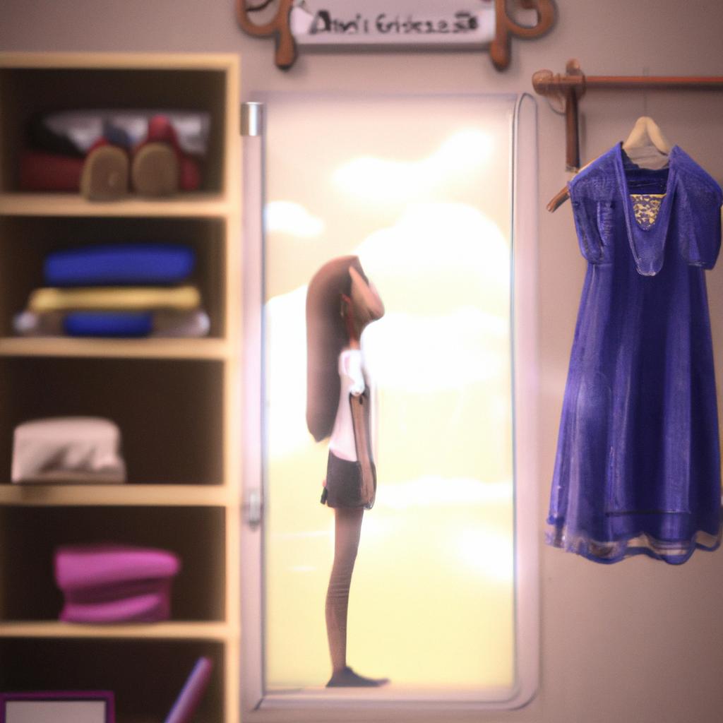 Imagem de capa do post "Descubra o que Significa Sonhar com Guarda Roupa Novo!" com um desenho digital