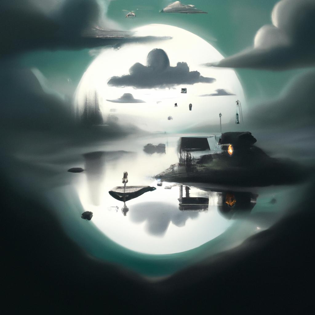 Imagem de capa do post Descubra o que Significa Sonhar com Lago! com um desenho digital