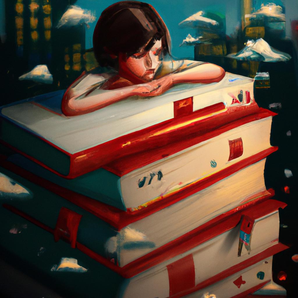 Imagem de capa do post Descubra o Que Significa Sonhar com Livros! com um desenho digital