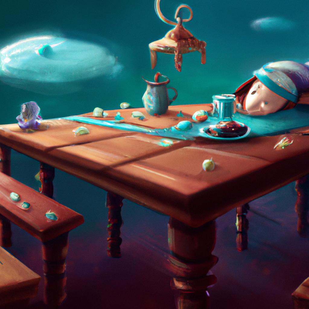 Imagem de capa do post "O Que Significa Sonhar com Mesa? Veja Agora!". com um desenho digital