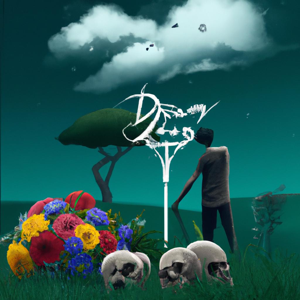 Imagem de capa do post "O Que Significa Sonhar Com Mortes: Descubra Agora!" com um desenho digital