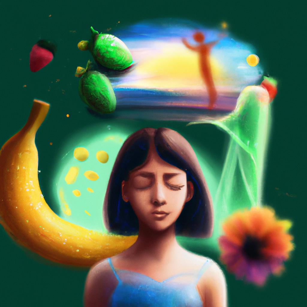 Imagem de capa do post "O Que Significa Sonhar com Muitas Frutas? Descubra Aqui!" com um desenho digital