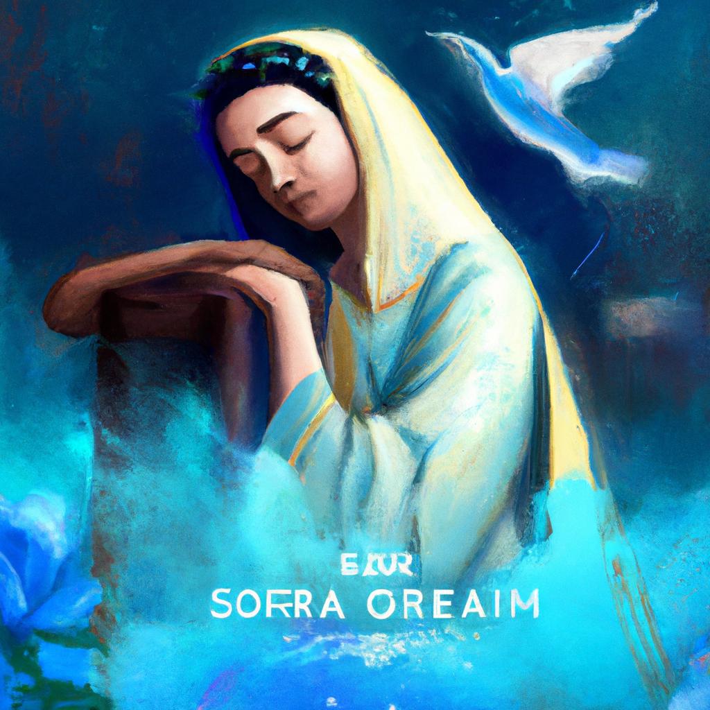 Imagem de capa do post Descubra o Que Significa Sonhar com Nossa Senhora das Graças! com um desenho digital