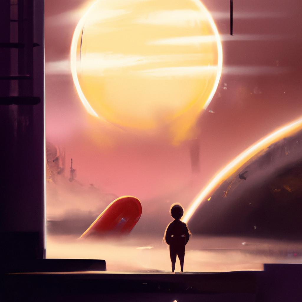 Imagem de capa do post "Descubra o que Significa Sonhar com o Futuro!" com um desenho digital