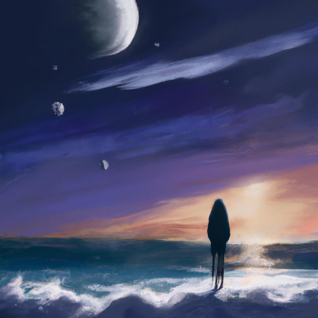 Imagem de capa do post Descubra o Que Significa Sonhar com Mar Agitado! com um desenho digital