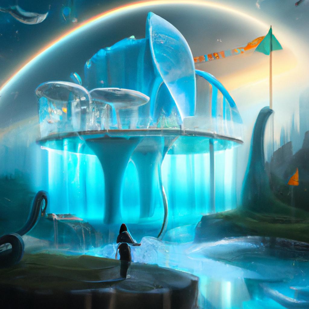 Imagem de capa do post "Descubra o que Significa Sonhar com Parque Aquático!" com um desenho digital