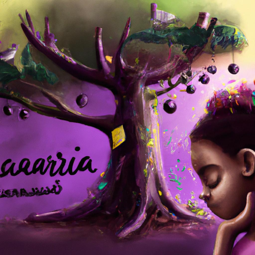 Imagem de capa do post "Descubra o que Significa Sonhar com Pé de Jabuticaba!" com um desenho digital