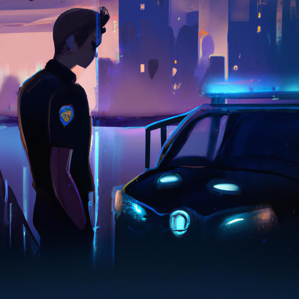 Imagem de capa do post "O Que Significa Sonhar com Policial? Descubra Agora!" com um desenho digital