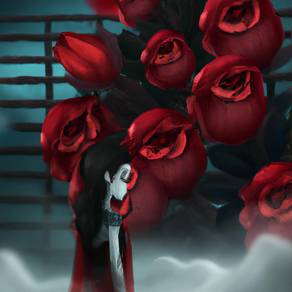 Imagem de capa do post "O Que Significa Sonhar Com Rosas Vermelhas? Descubra Agora!" com um desenho digital