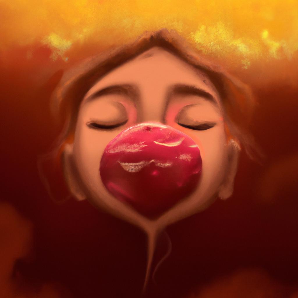 Imagem de capa do post "O Que Significa Sonhar Com Sangue na Boca? Descubra!" com um desenho digital
