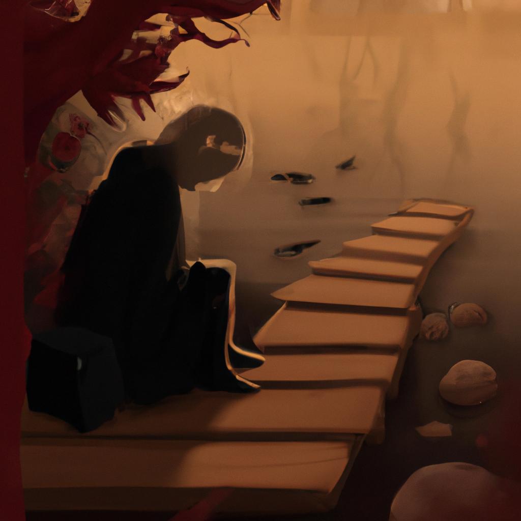 Imagem de capa do post "Descubra o que Significa Sonhar com Sombras!" com um desenho digital