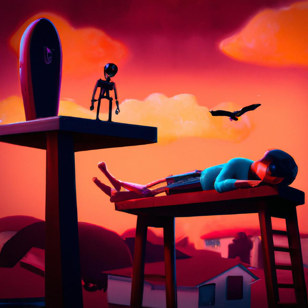 Imagem de capa do post "O Que Significa Sonhar com Tiroteio e Morte? Descubra!" com um desenho digital