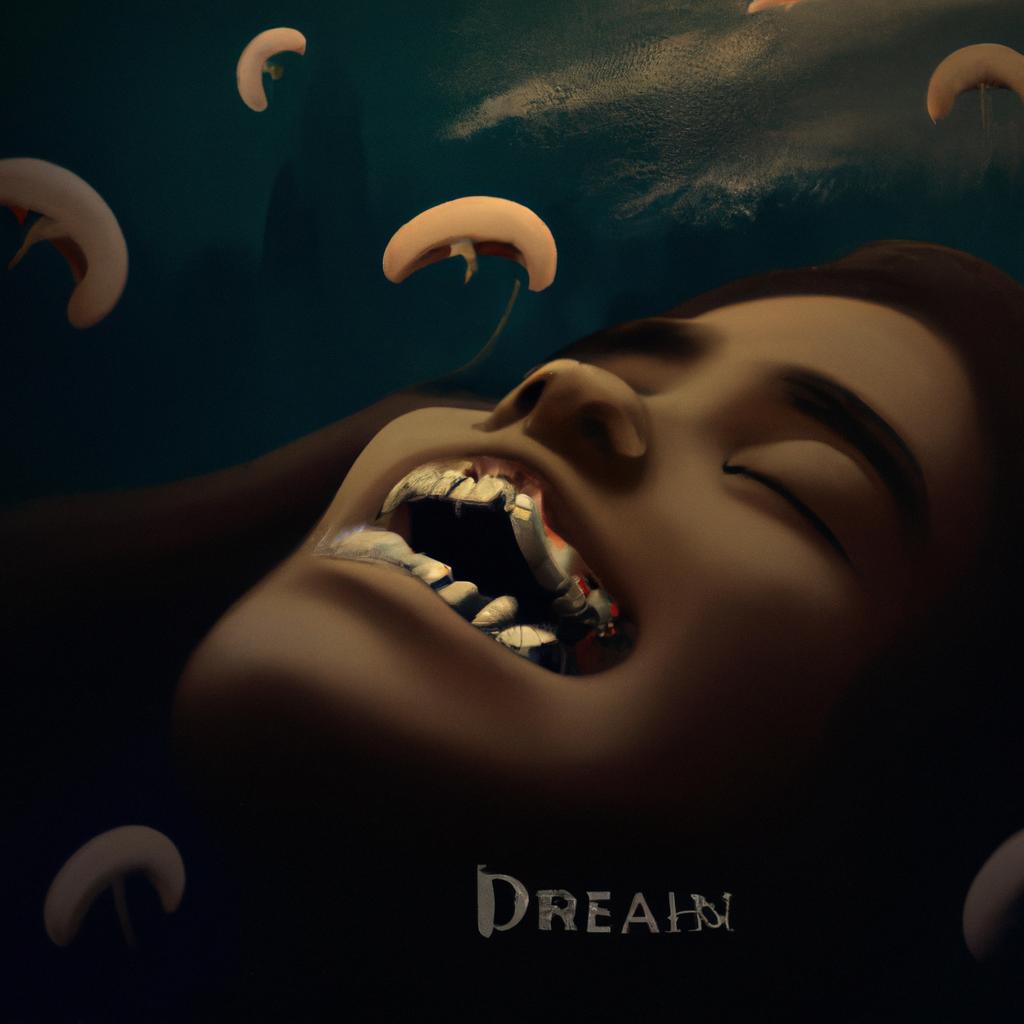 Imagem de capa do post "Descubra o Que Significa Sonhar com Todos os Dentes Caindo!" com um desenho digital