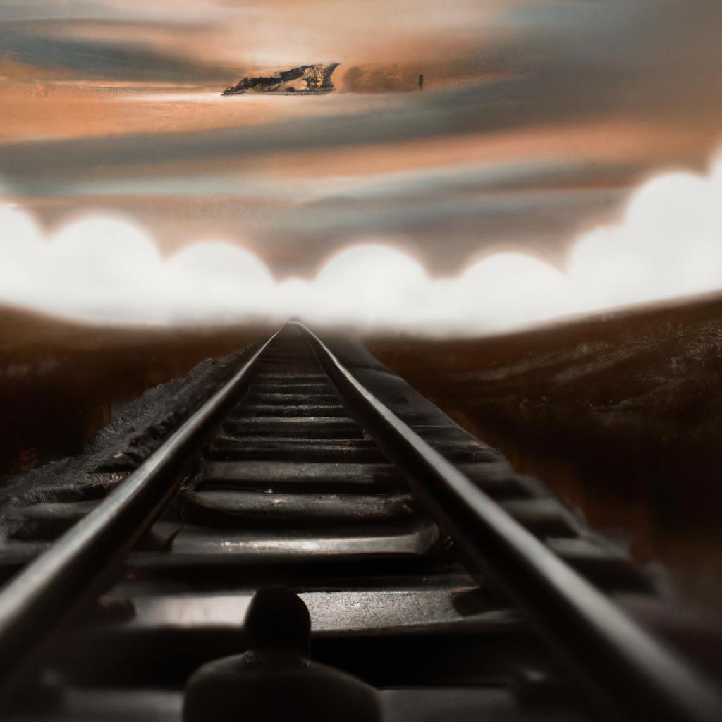 Imagem de capa do post O Que Significa Sonhar com Trilho de Trem? com um desenho digital
