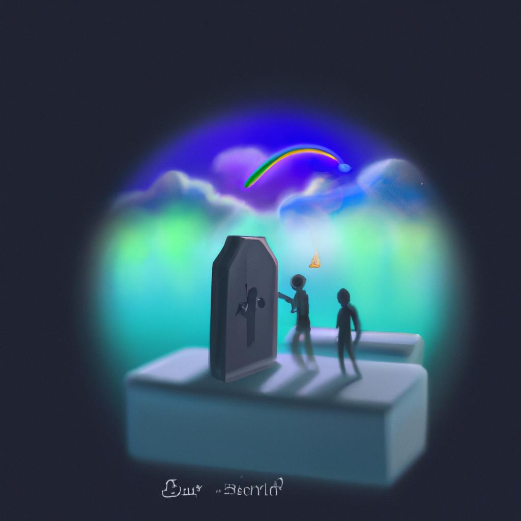 Imagem de capa do post "O Que Significa Sonhar com Um Amigo Morto? Descubra!" com um desenho digital