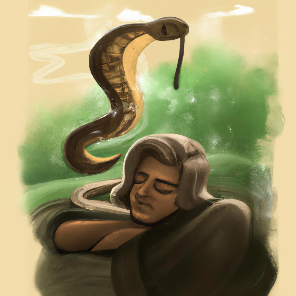 Imagem de capa do post Descubra o Significado de Sonhar com Cobra Preta! com um desenho digital