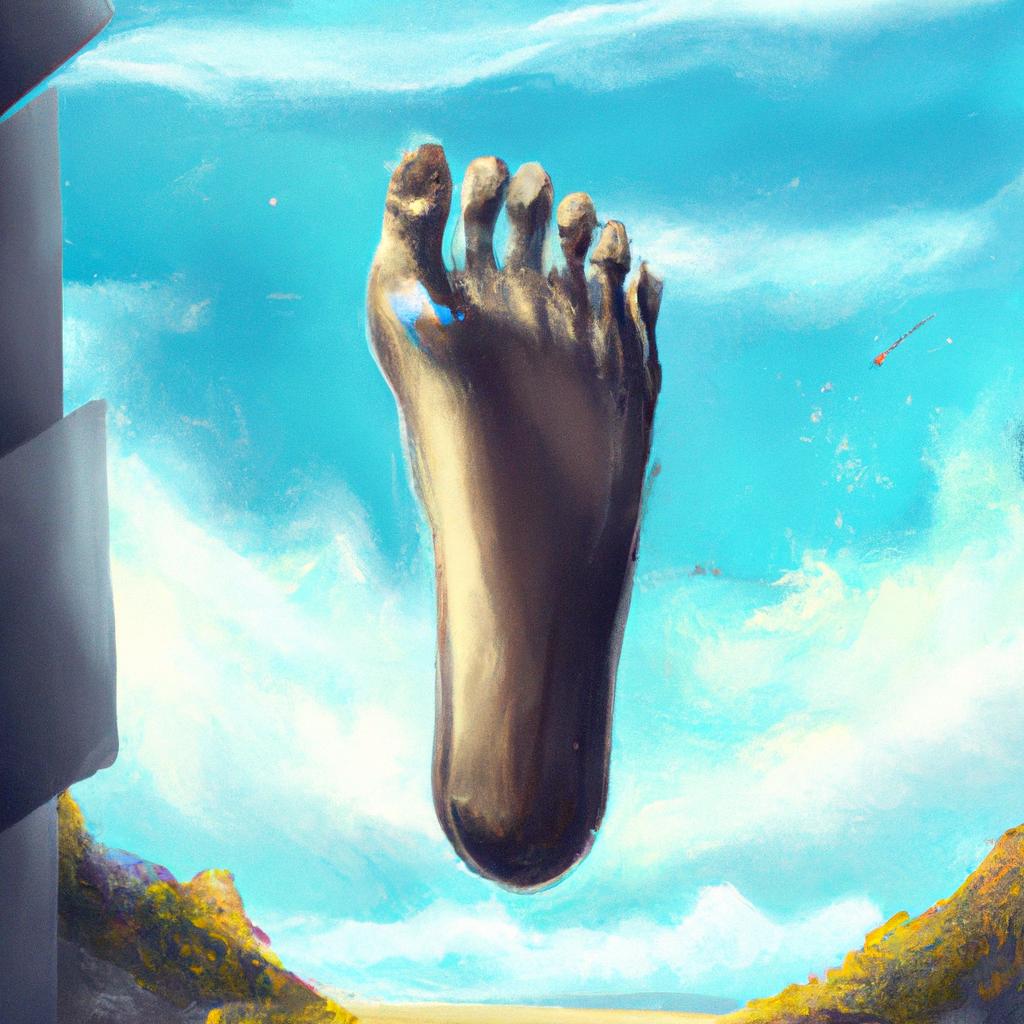 Imagem de capa do post "O Que Significa Sonhar com Unha do Pe? Descubra Agora!". com um desenho digital