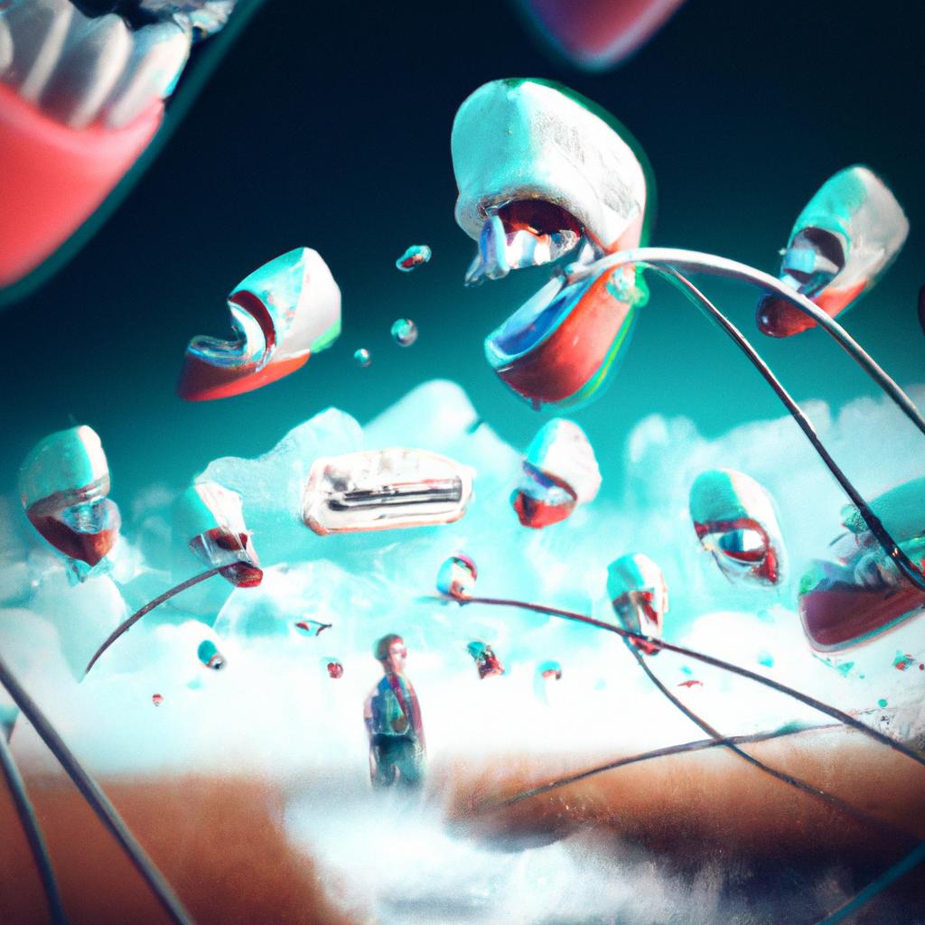 Imagem de capa do post "O Que Significa Sonhar Com Vários Dentes Caindo? Descubra Aqui!" com um desenho digital
