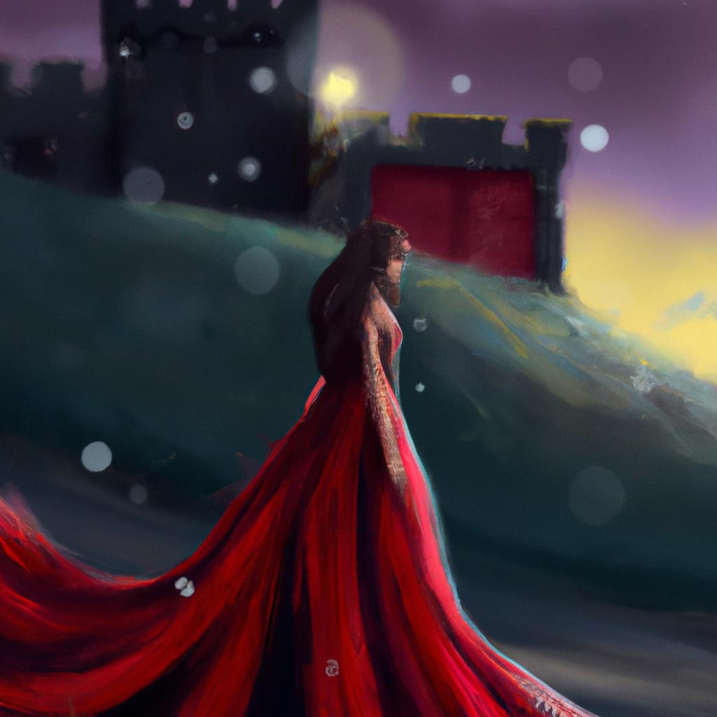 Imagem de capa do post "Descubra o que Significa Sonhar com Vestido Vermelho!" com um desenho digital
