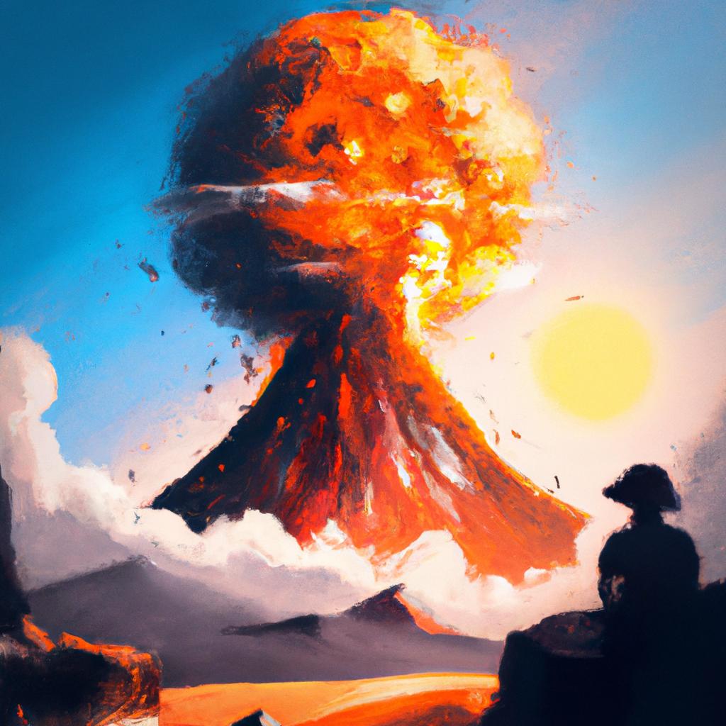 desenho digital com oo que significa sonhar com vulcao em erupcao