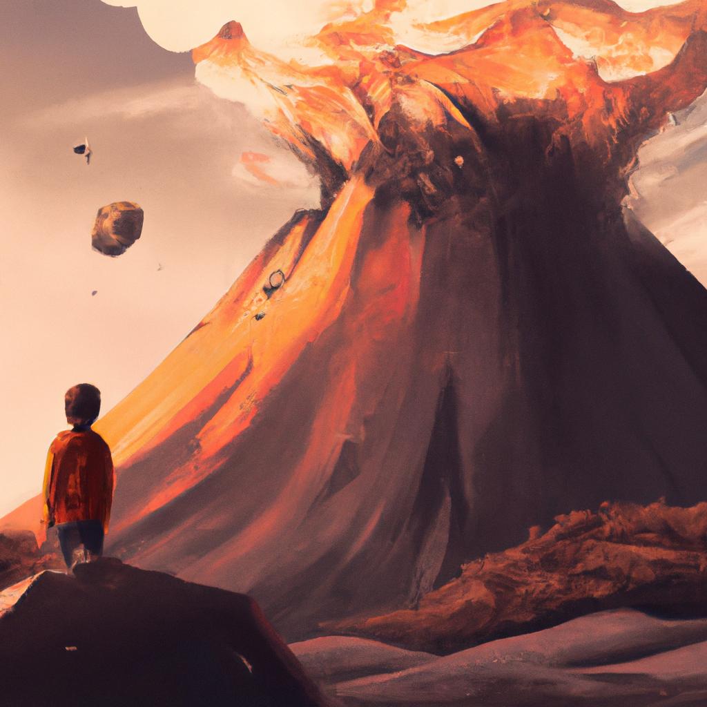 ilustação digital de 

 Descubra o Significado de Sonhar com Vulcão em Erupção! 