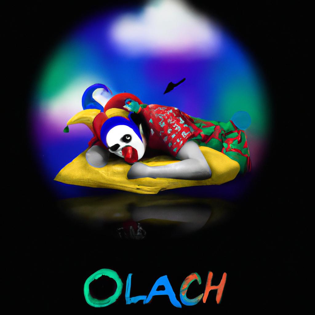 Imagem de capa do post "Descubra o Que Significa Sonhar com Palhaço!" com um desenho digital