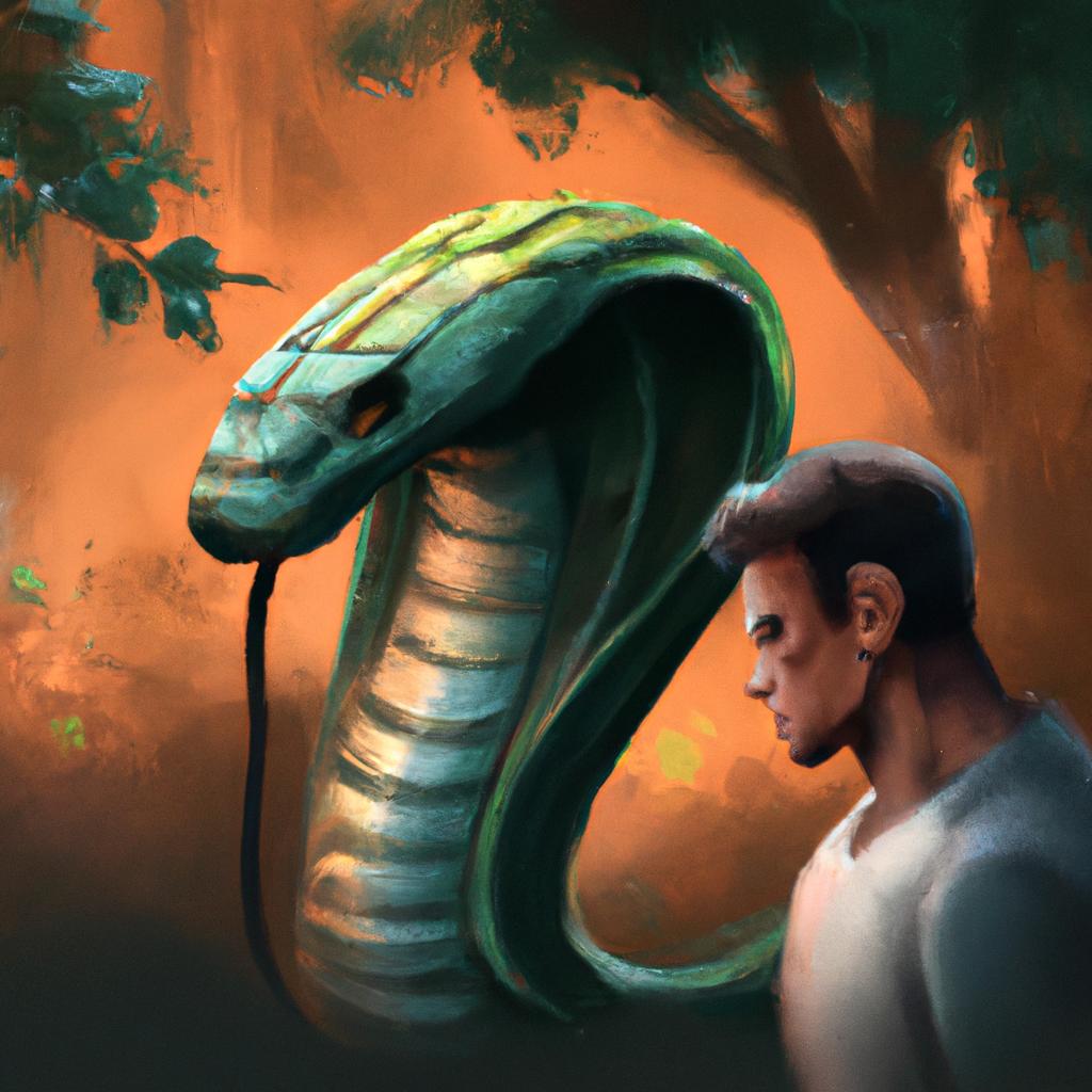 Imagem de capa do post O Que Significa Sonhar Com Muitas Cobras? Descubra! com um desenho digital