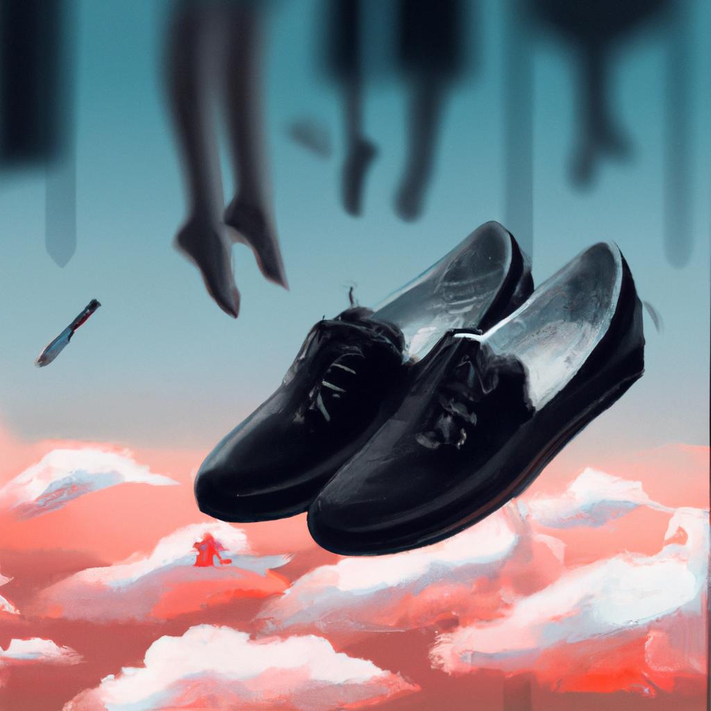 Imagem de capa do post "O Que Significa Sonhar Com Sapatos? Descubra Aqui!" com um desenho digital