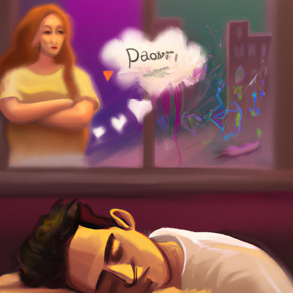 Imagem de capa do post "Qual é o Significado de Sonhar com Ex Namorado?" com um desenho digital