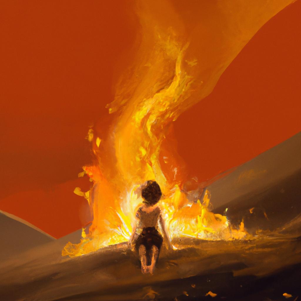 Imagem de capa do post Descubra o Que Significa Sonhar com Fogo! com um desenho digital