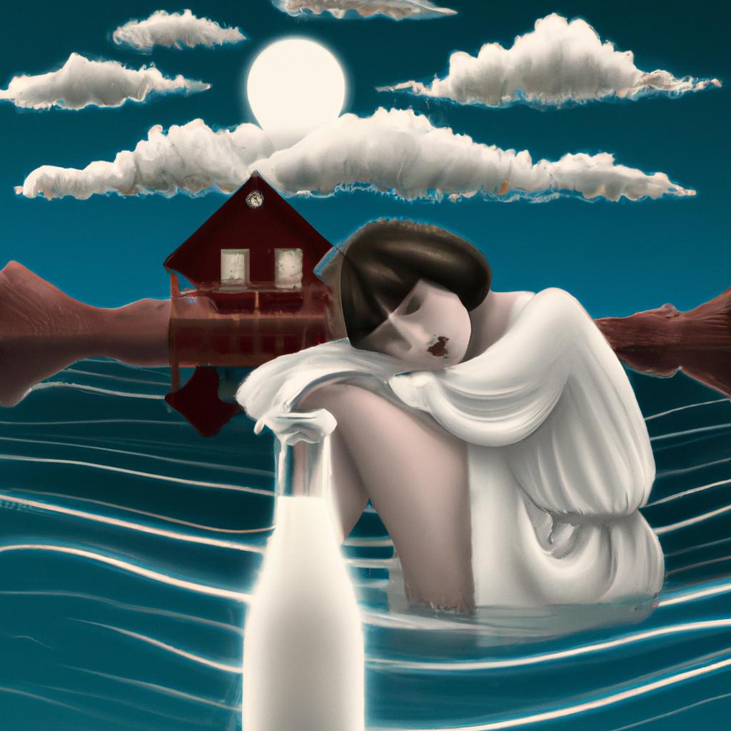 Imagem de capa do post Descubra o que Significa Sonhar com Água Branca! com um desenho digital