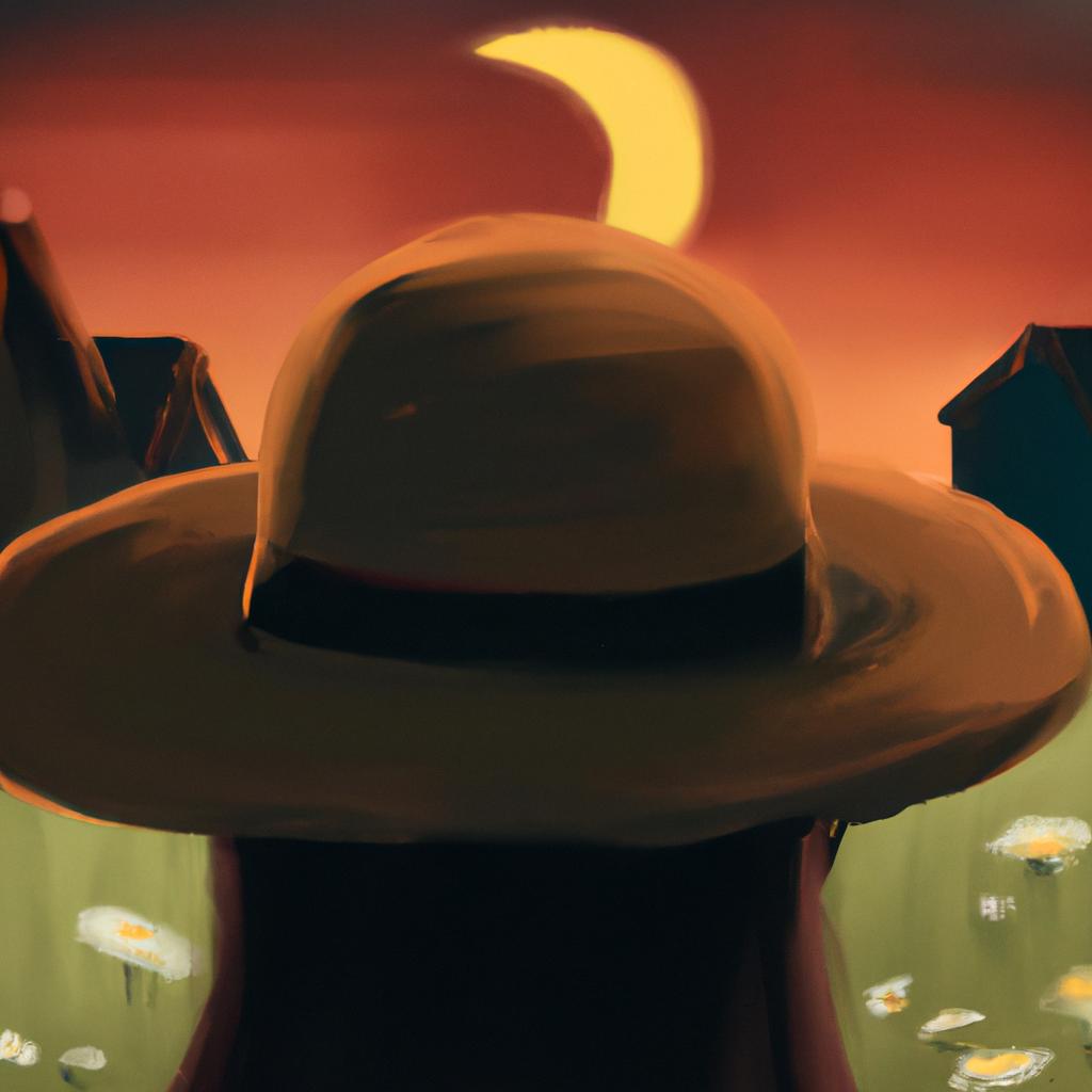 Imagem de capa do post "Significado dos Sonhos: O Que Significa Sonhar com Chapeu?" com um desenho digital