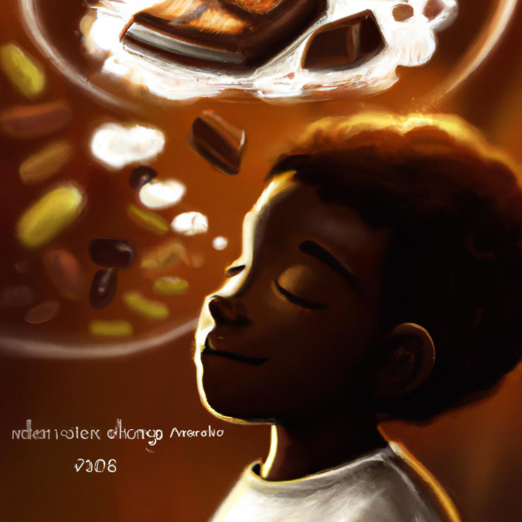 Imagem de capa do post "Descubra o que Significa Sonhar com Chocolate!" com um desenho digital
