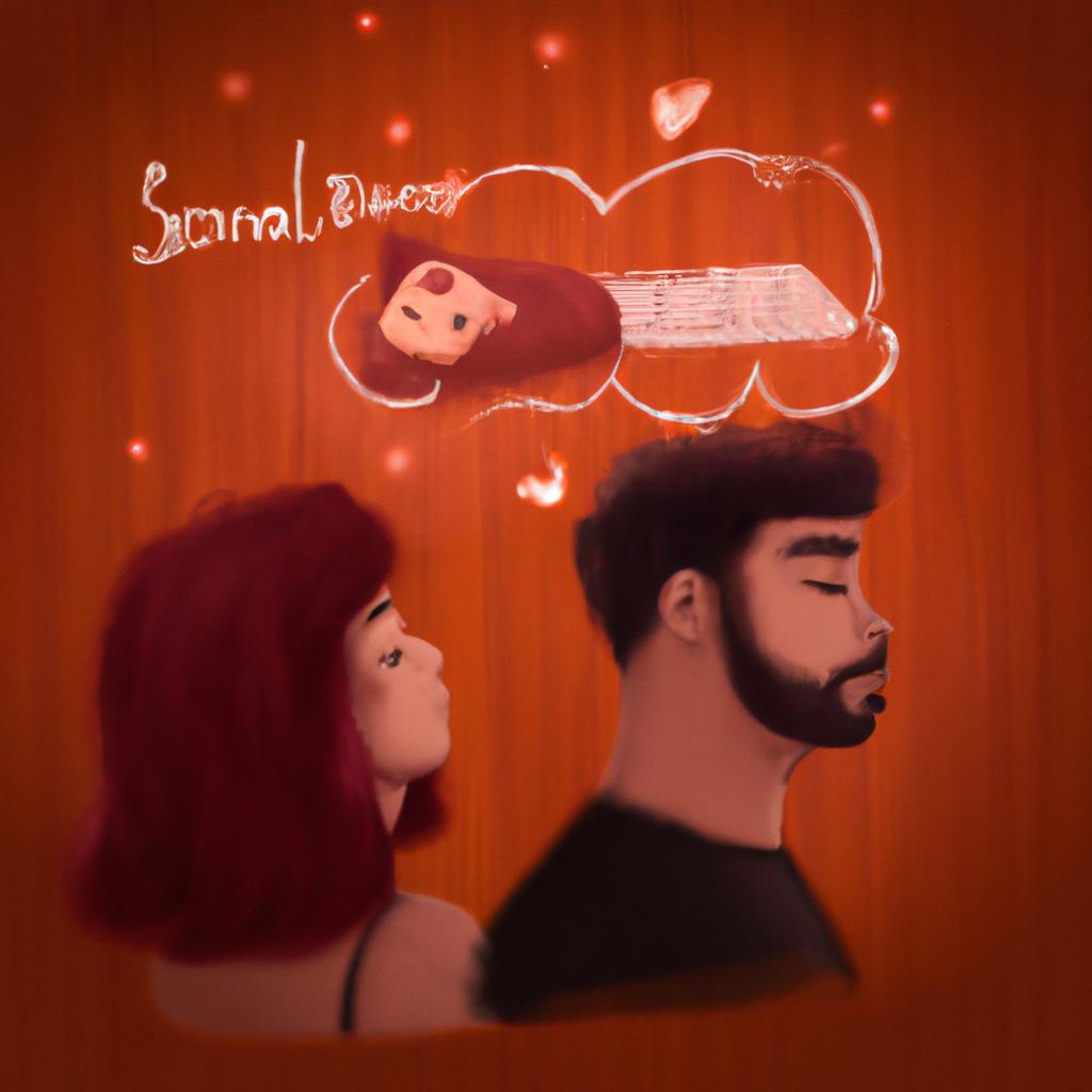 Imagem de capa do post "Qual o Significado de Sonhar com Marido? Descubra Aqui!" com um desenho digital
