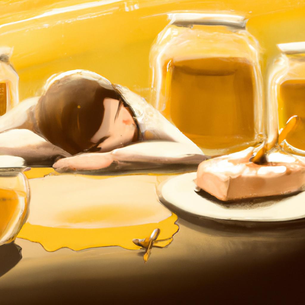 Imagem de capa do post "Descubra o Que Significa Sonhar com Mel: Uma Aventura Onírica!" com um desenho digital