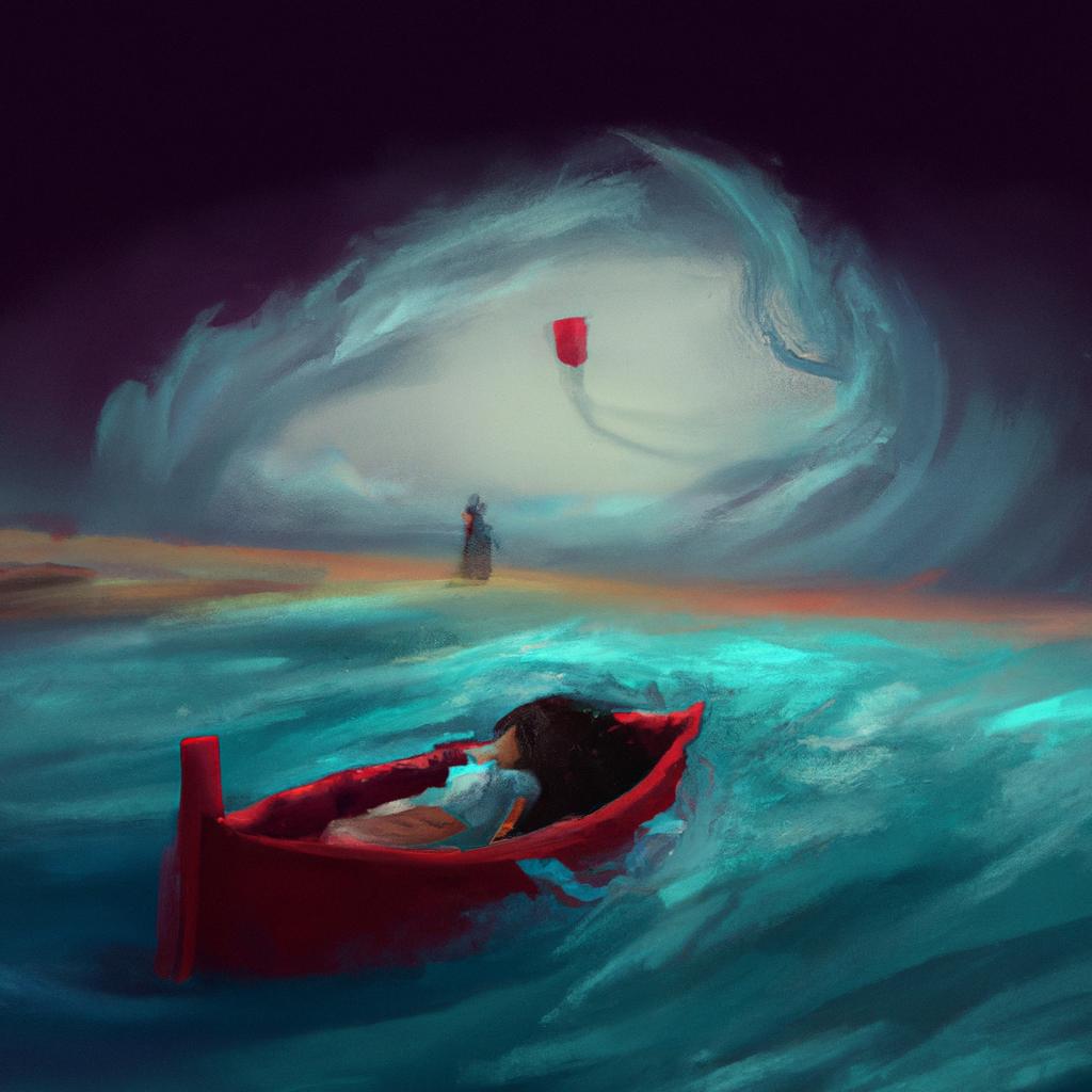 Imagem de capa do post "Quando Sonhar com Alguém Morrendo: Descubra o Significado!" com um desenho digital