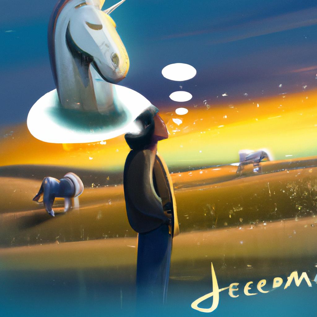 Imagem de capa do post "Descubra o Significado do Sonho com Jumento!" com um desenho digital