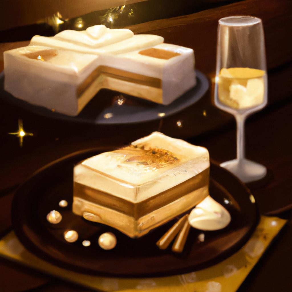 Imagem de capa do post "Receita de Pave de Sonho: Surpreenda com Bolacha Champagne!" com um desenho digital