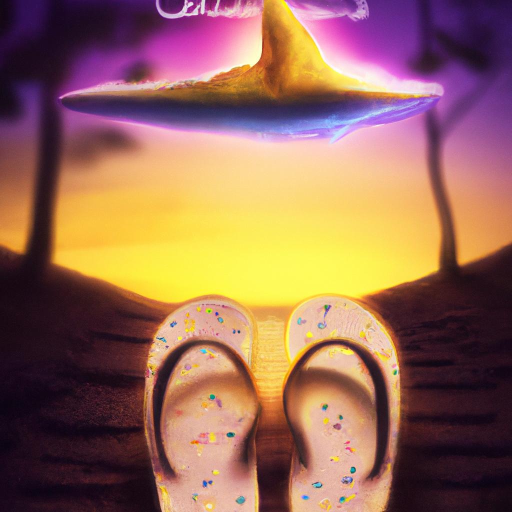 Imagem de capa do post "Descubra o que Significa Sonhar com Chinelo!" com um desenho digital