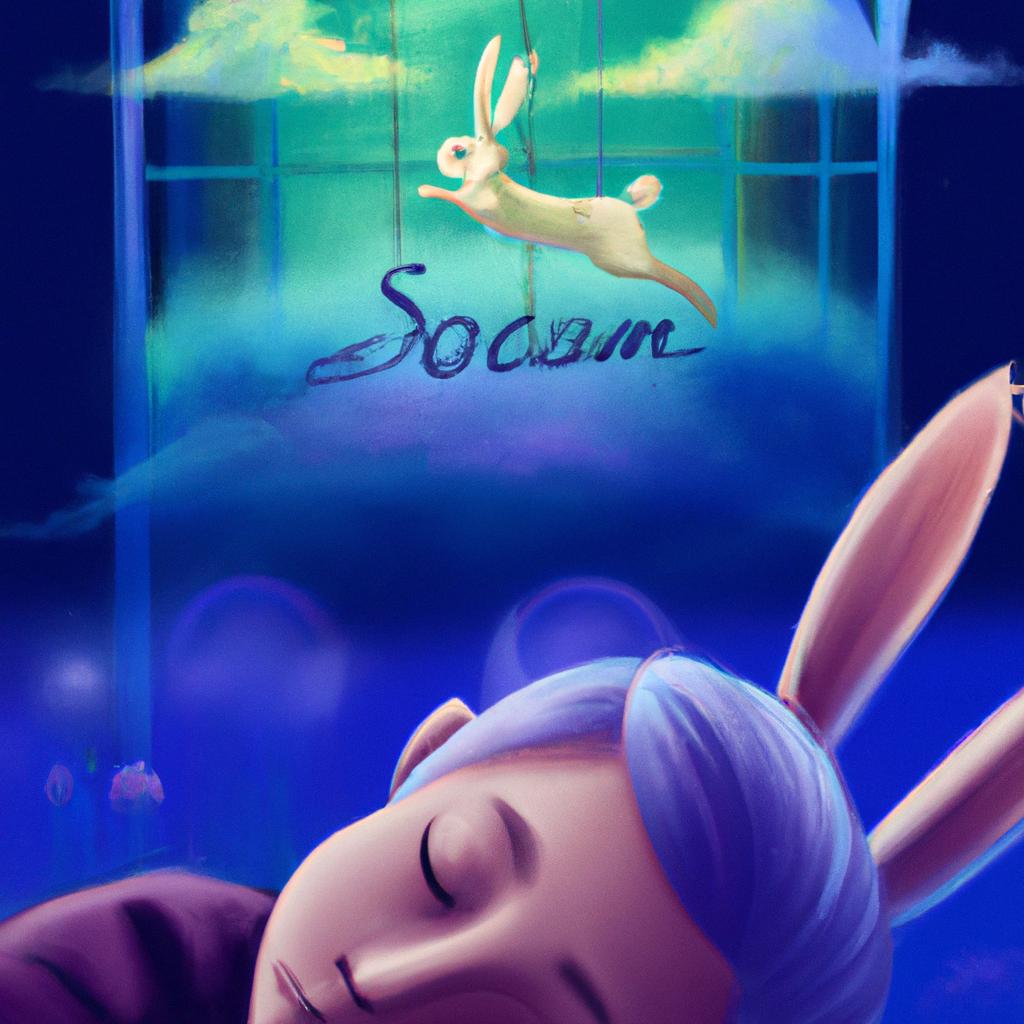 Imagem de capa do post "Descubra o Significado de Sonhar com Coelho: O Guia Completo!" com um desenho digital
